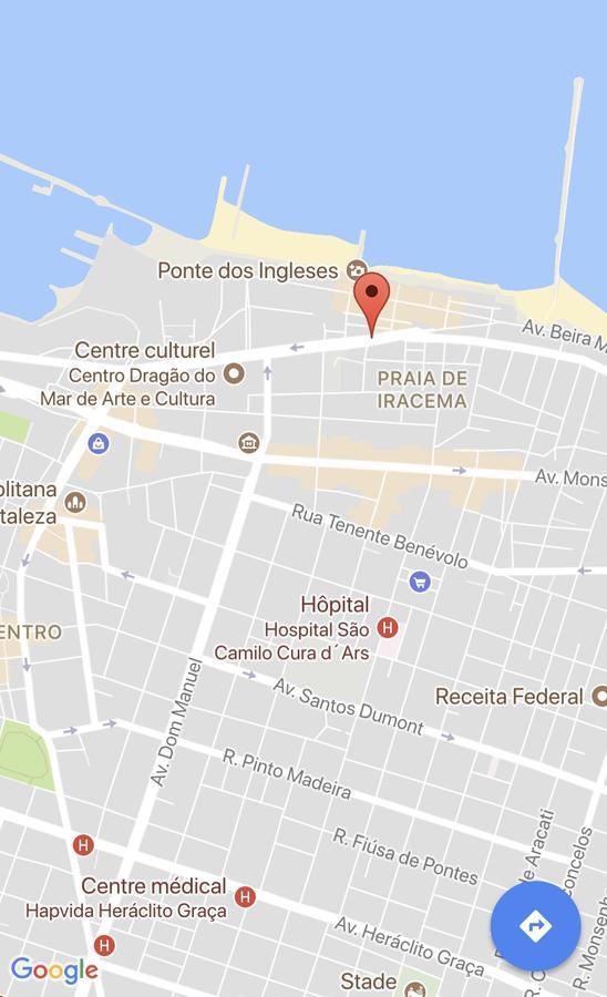 Apartamento Praia De Iracema Vista Para O Mar 18 Andar Fortaleza  Luaran gambar